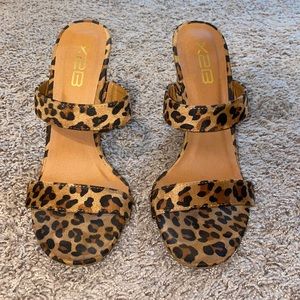 Cheeta strap heels